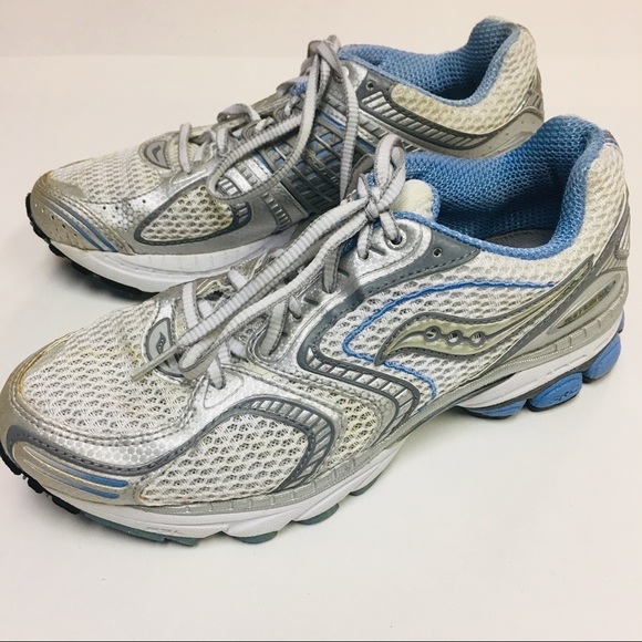 Saucony | Pro Grid Hurricane 10 White Silver Shoes - Picture 4 of 7